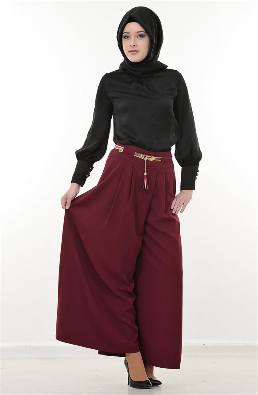 Pants Skirt-Claret Red 30144-67