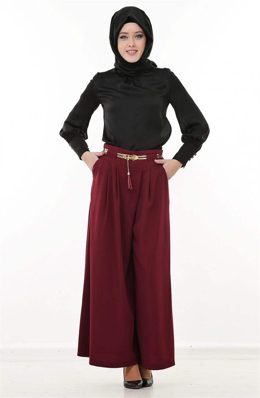 Pants Skirt-Claret Red 30144-67