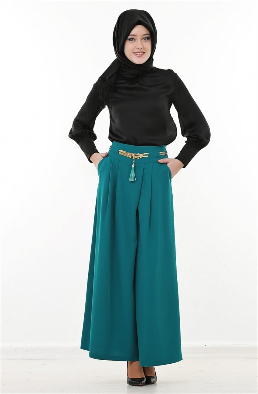 Pants Skirt-Turquoise 30144-19