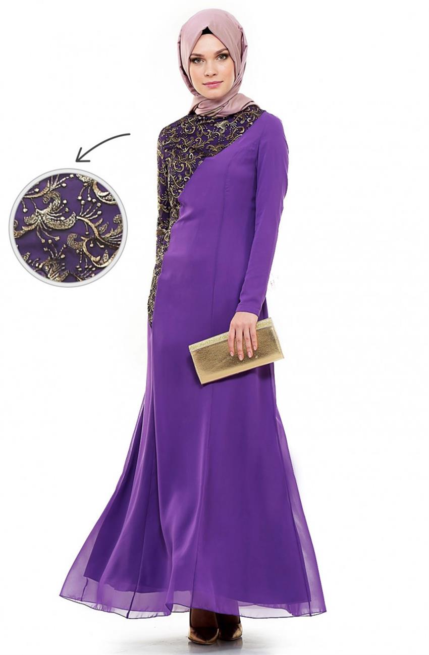 Evening Dress Dress-Purple ARM440-45