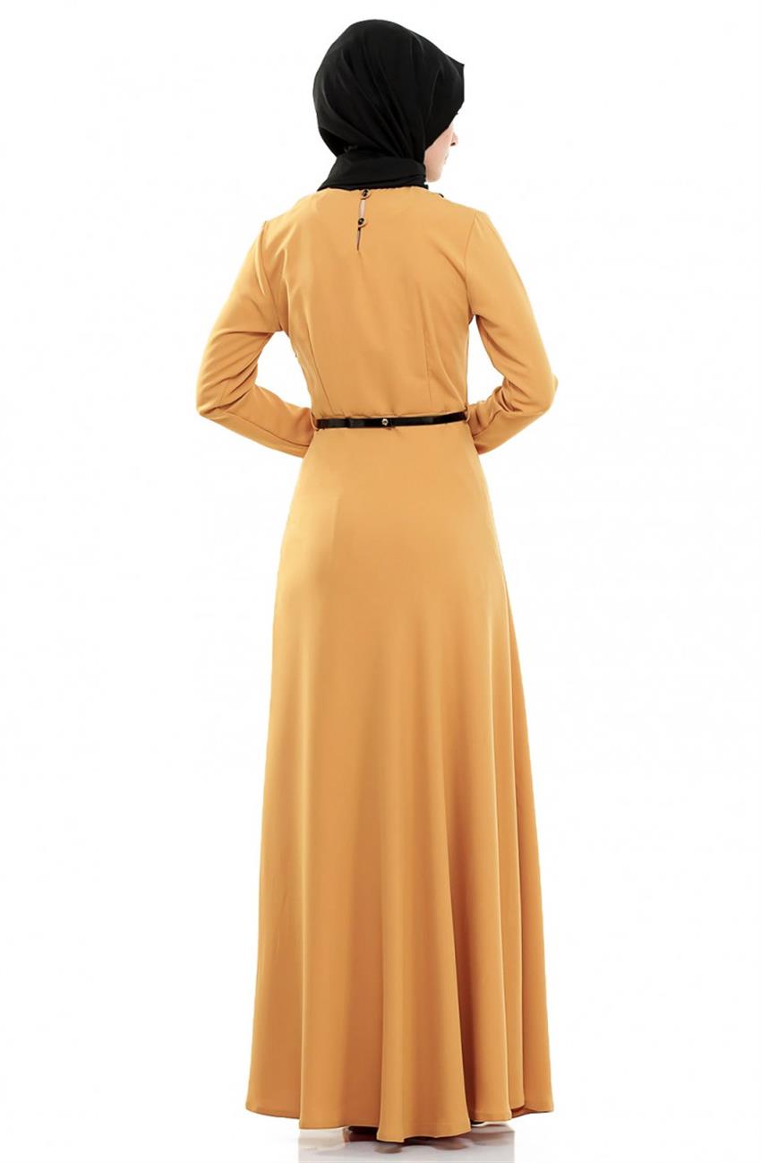Sarı Elbise 6375-29