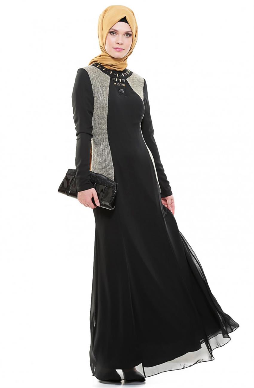 Evening Dress Dress-Black ARM439-01