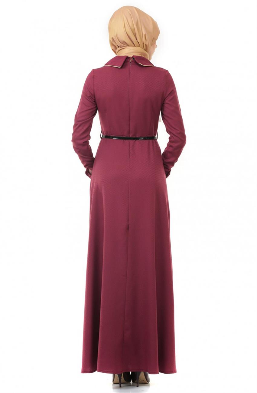 Ameerah Dress-Claret Red 5939-67