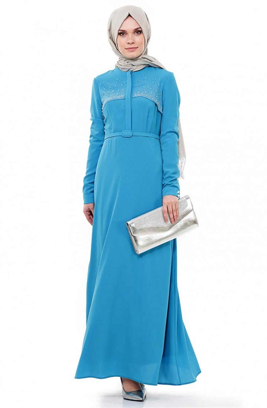 Dress-Turquoise 438-19