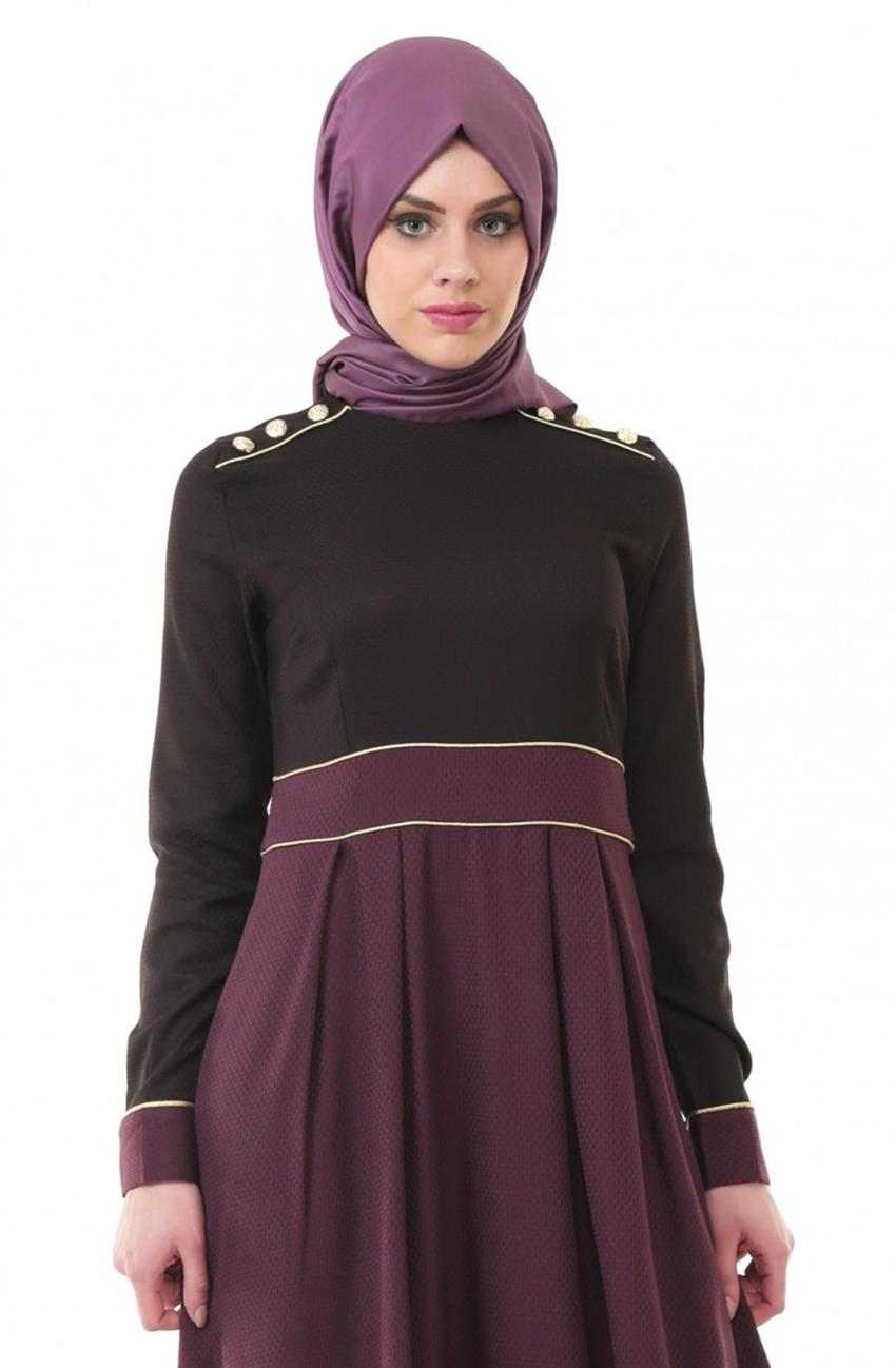 Ameerah فستان-İncir Kabuğu ar-5942-125