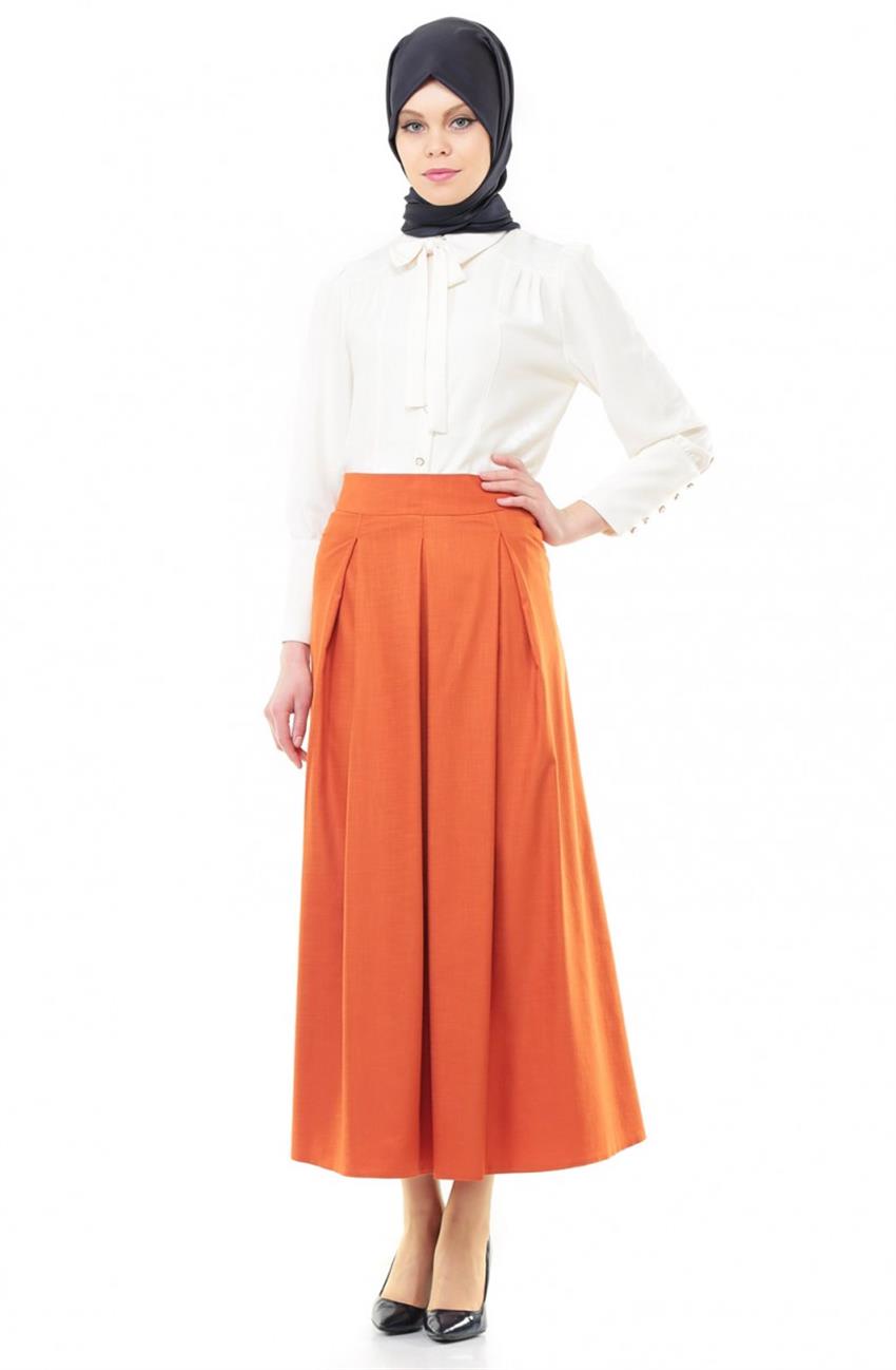 Skirt-Orange 3532-78