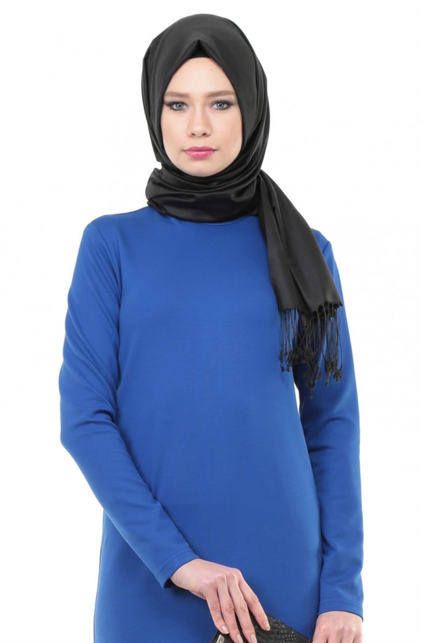فستان-أزرق غامق G7160-69