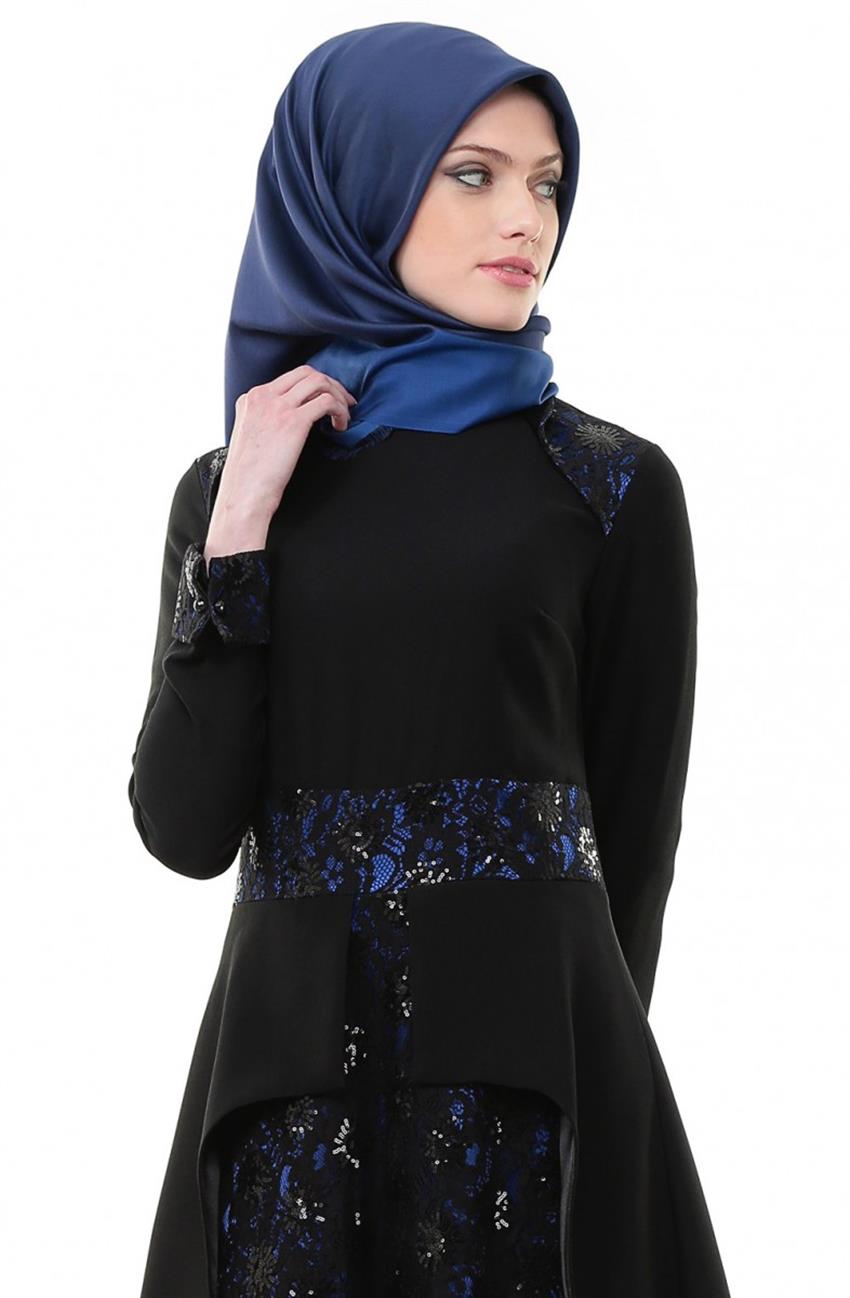 فستان-أسود أزرق غامق ar-3687-0147