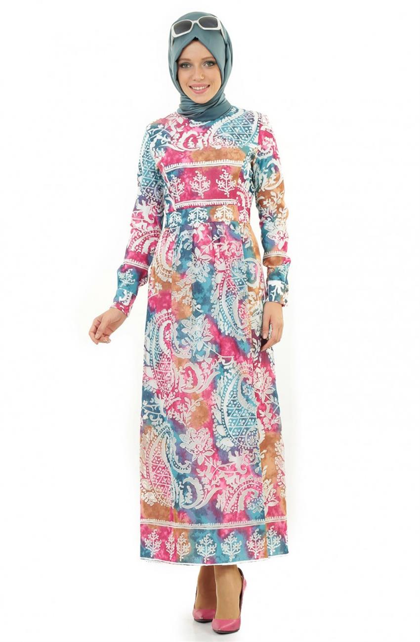 Dress-Pink Blue ARM502-4270