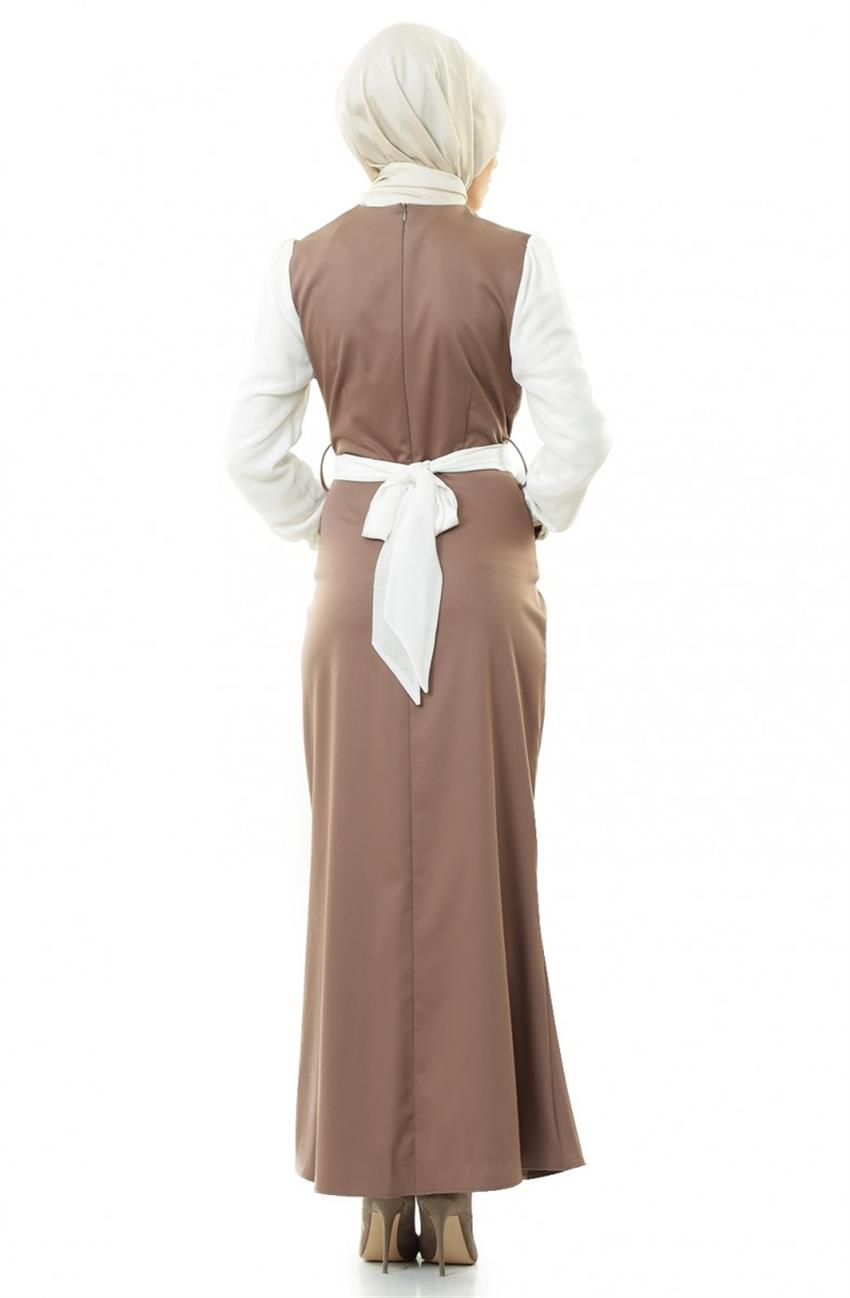 فستان-بني مينك ARM0479-72