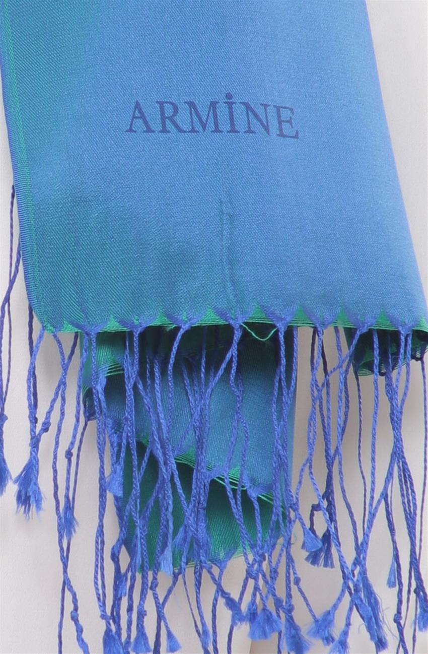 Armine Zülal Shawl-Blue 1121-K03