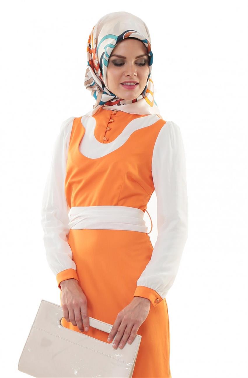 فستان-برتقالي ARM0479-37