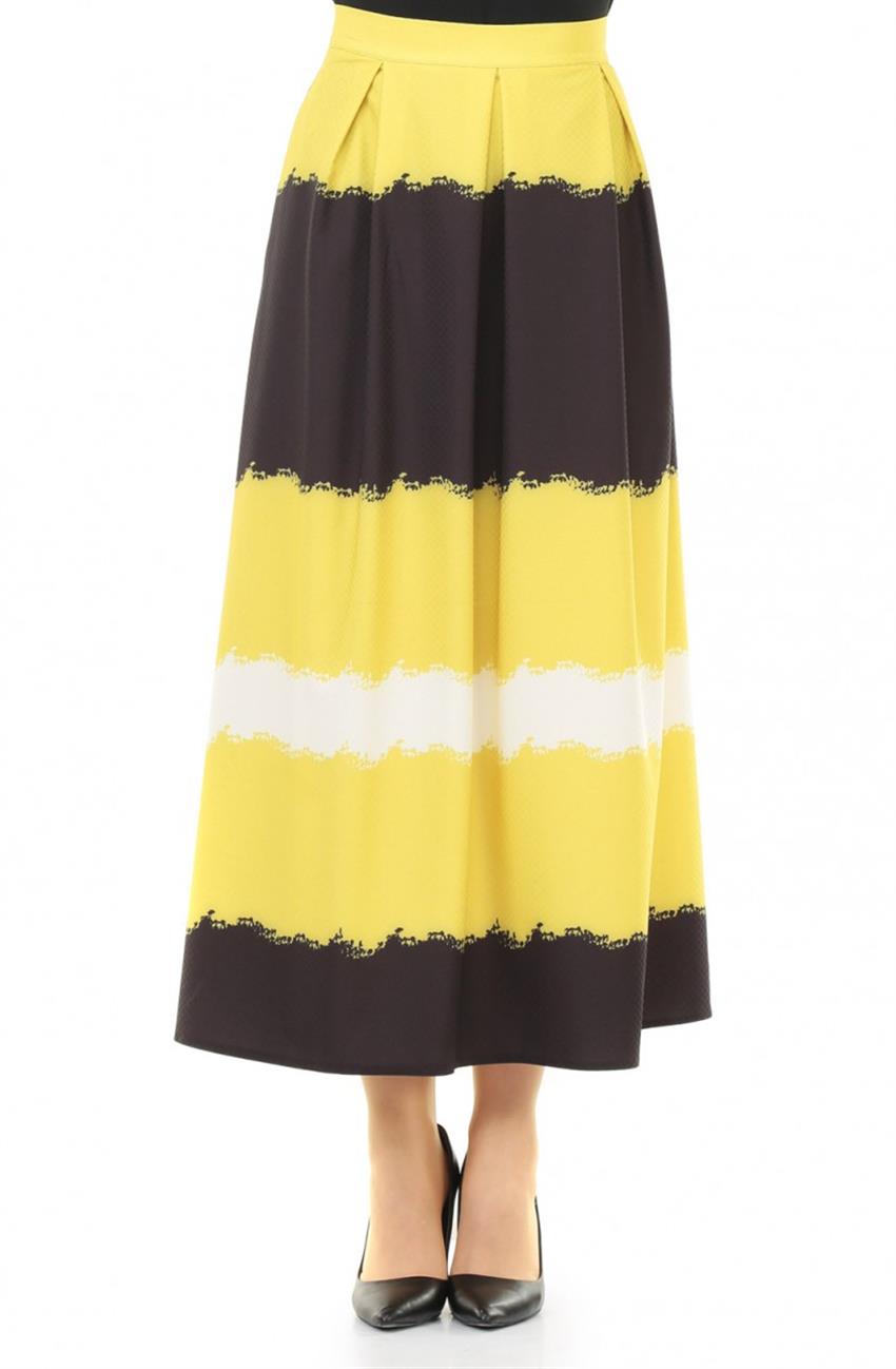 Skirt-Yellow Black LR1134-2901