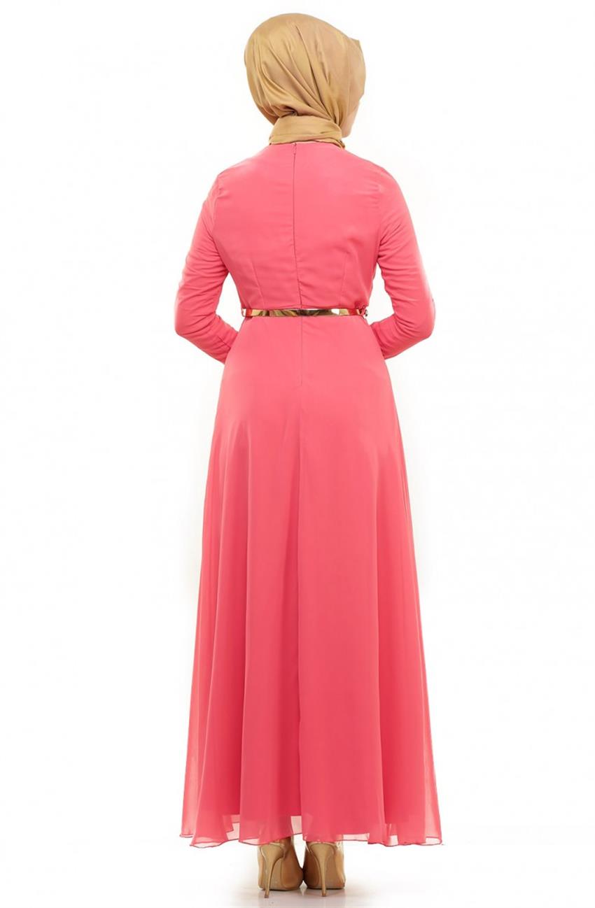 Evening Dress Dress-Coral ARM442-71