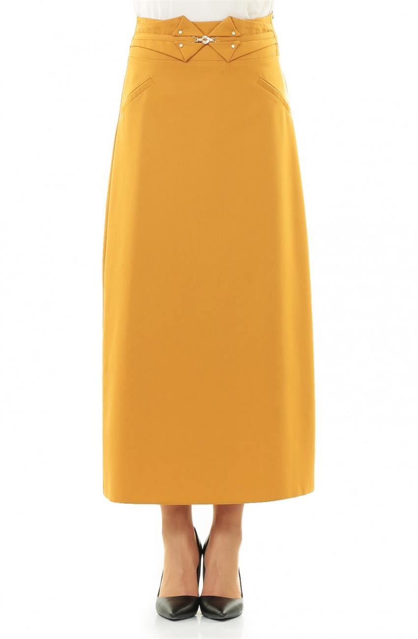 Skirt-Mustard 2404-55