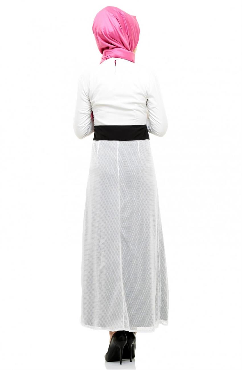 Beyaz Elbise 5033-02