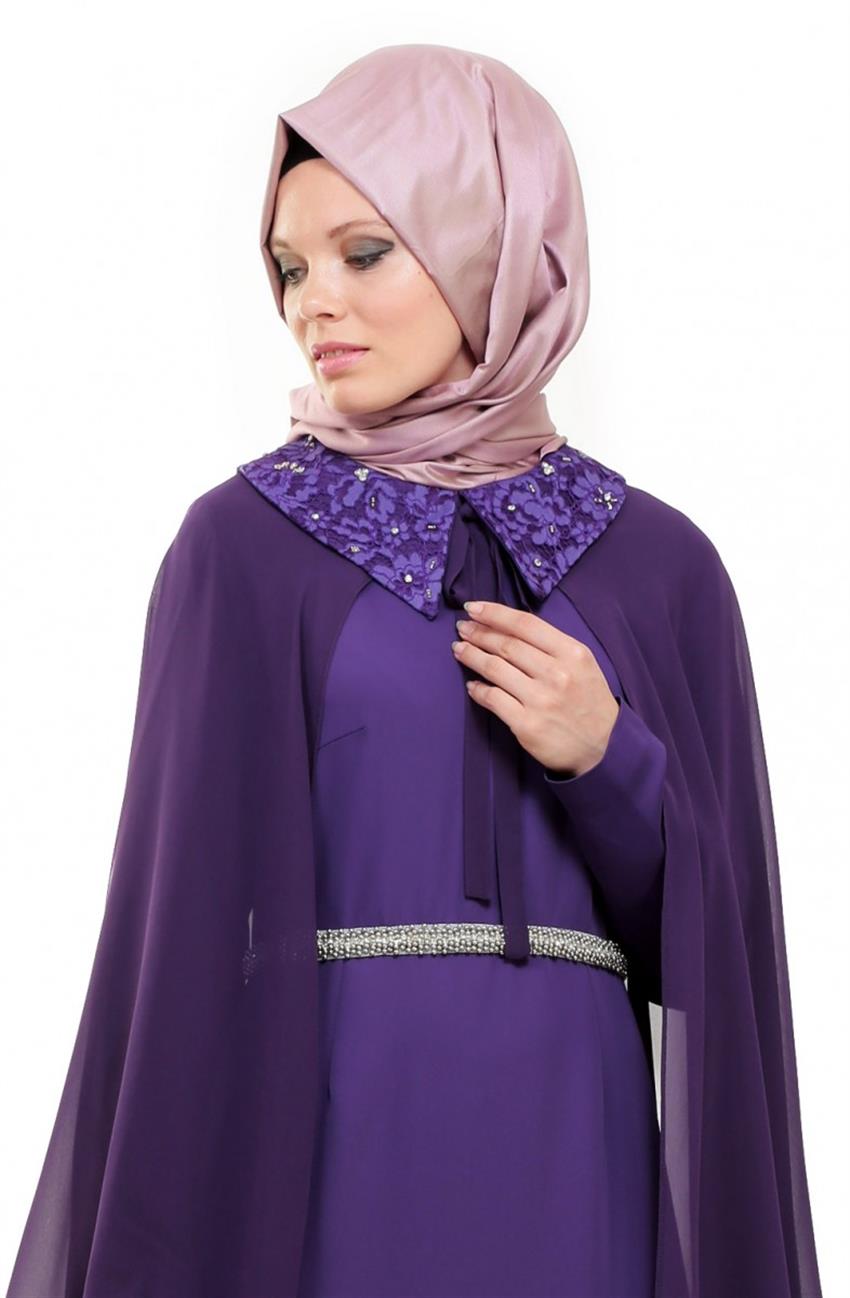Evening Dress Dress-Purple DO-A4-64008-24