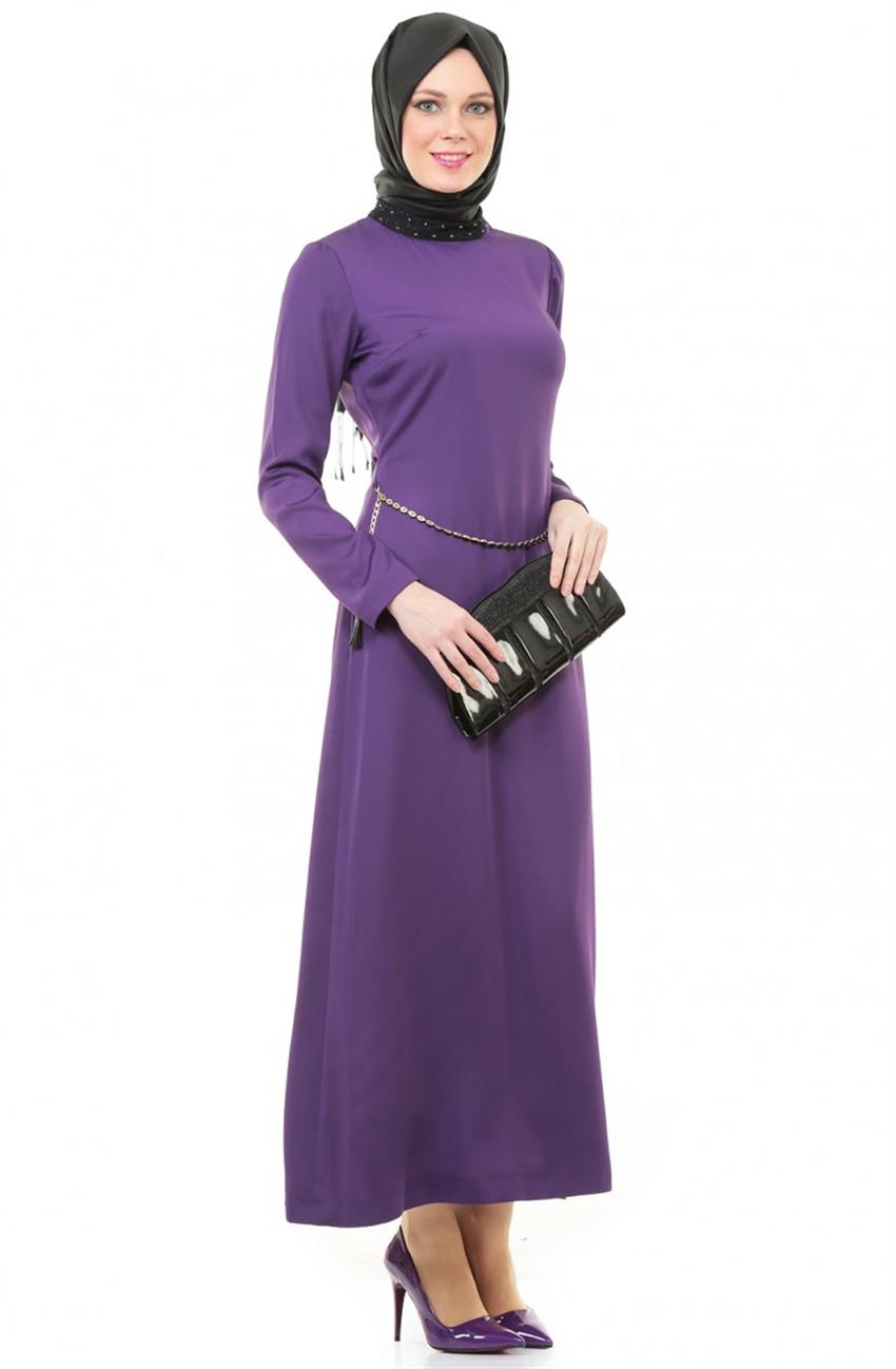 فستان سهرة فستان-أرجواني DO-A4-64020-24