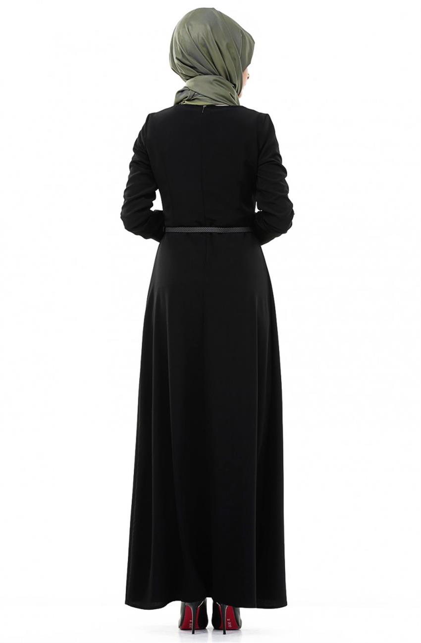 Siyah Elbise 32326-01