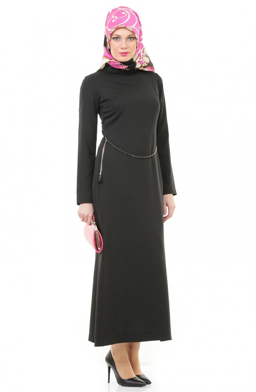 Abiye Siyah Elbise DO-A4-64020-12