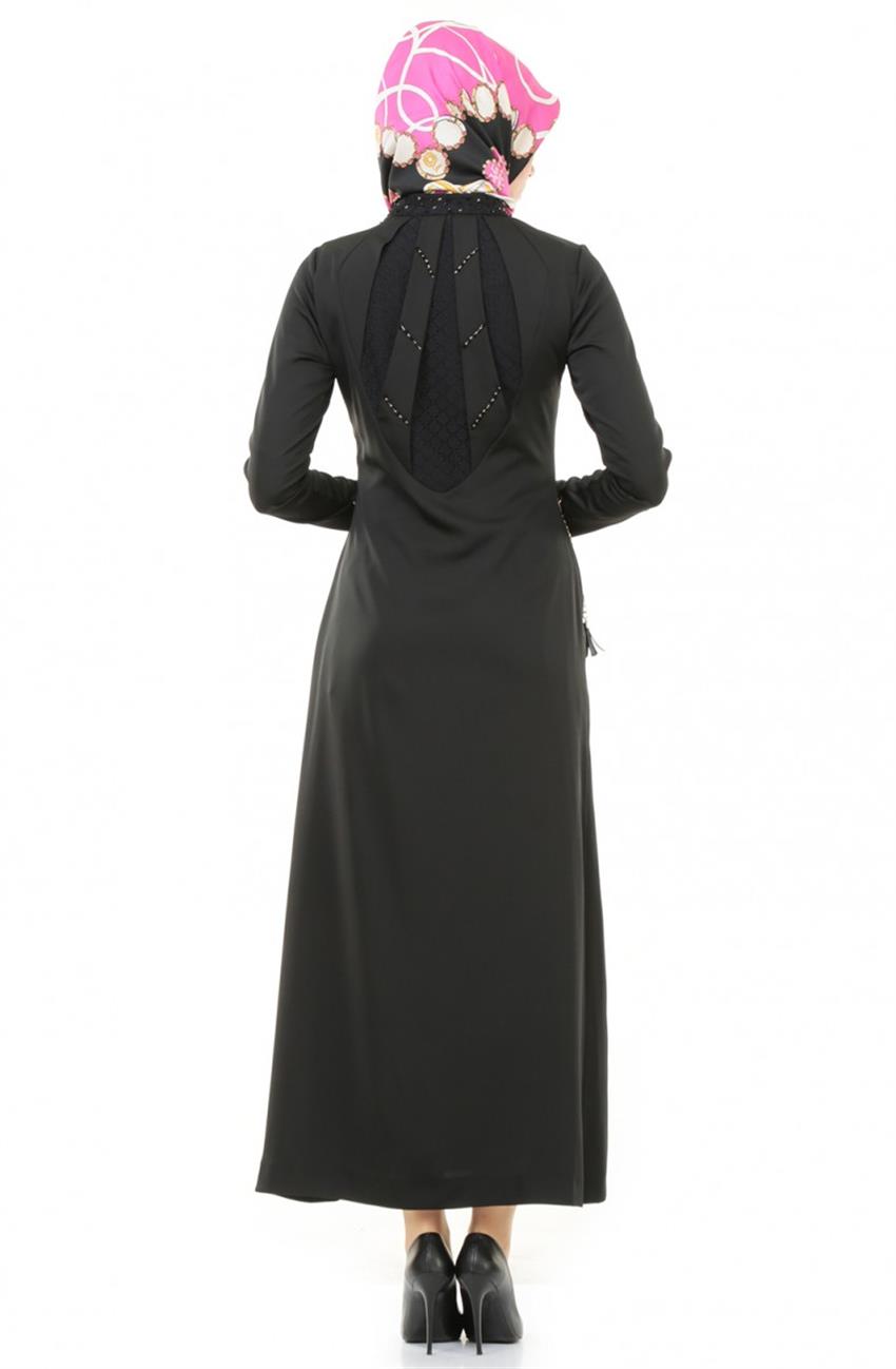 Abiye Siyah Elbise DO-A4-64020-12