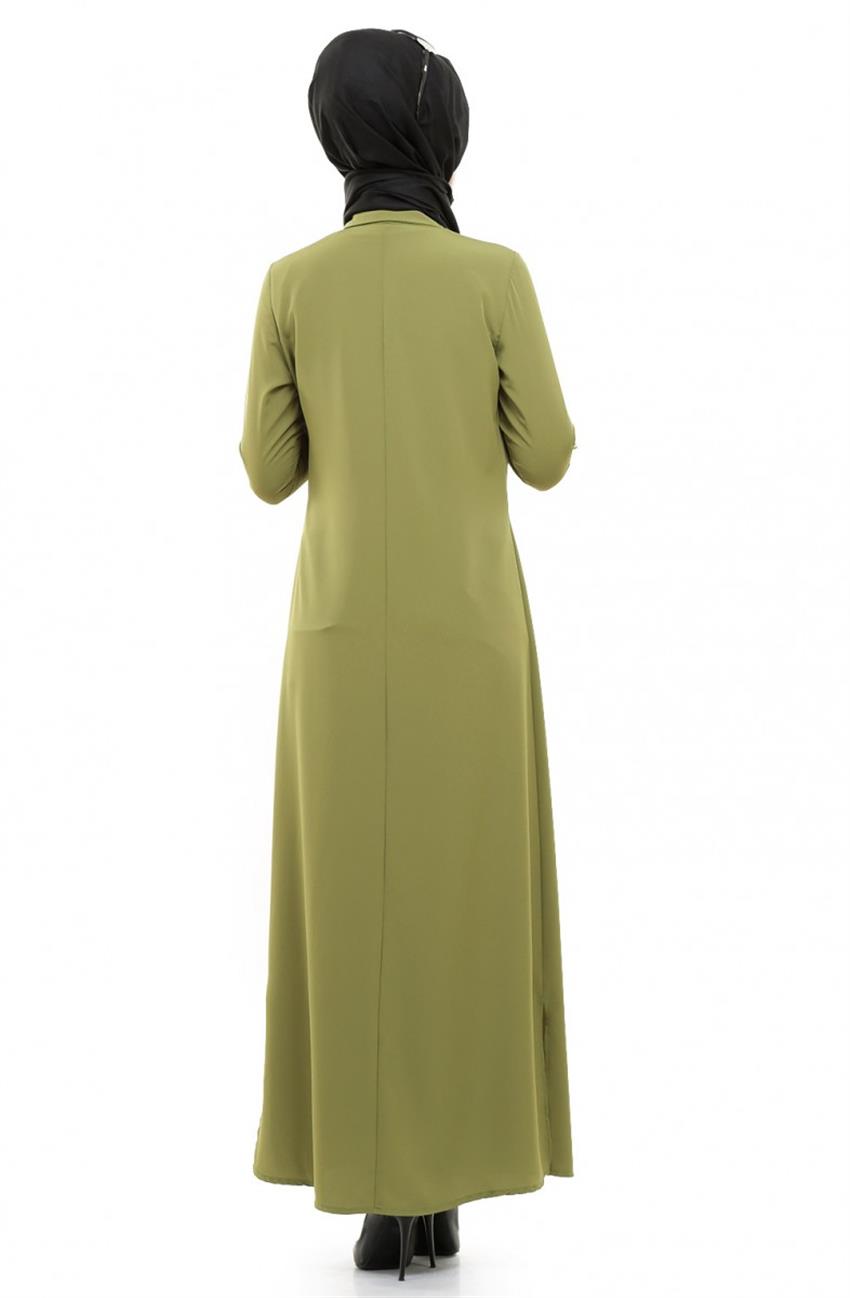 Dress-Fıstık Greeni 9253-23