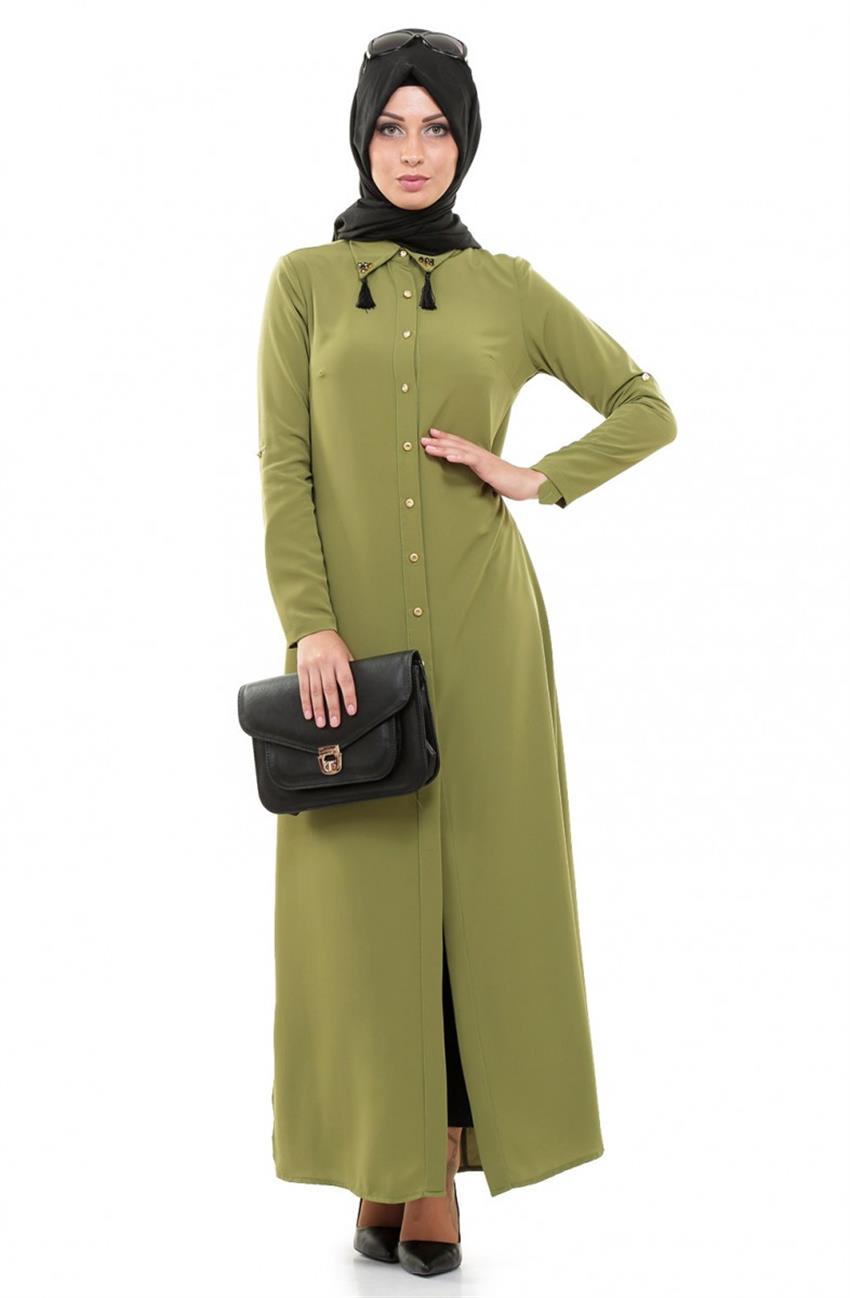 Dress-Fıstık Greeni 9253-23