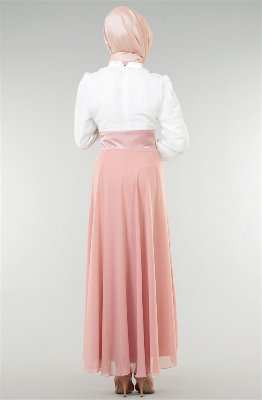 Evening Dress Dress-White Powder ARM9047-0241