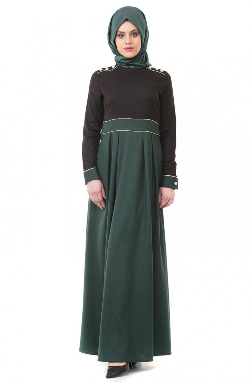 Ameerah Dress-Emerald Greeni 5942-62