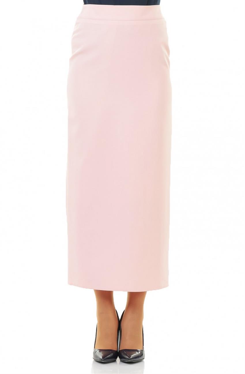 Skirt-Açik Pink 3408-65