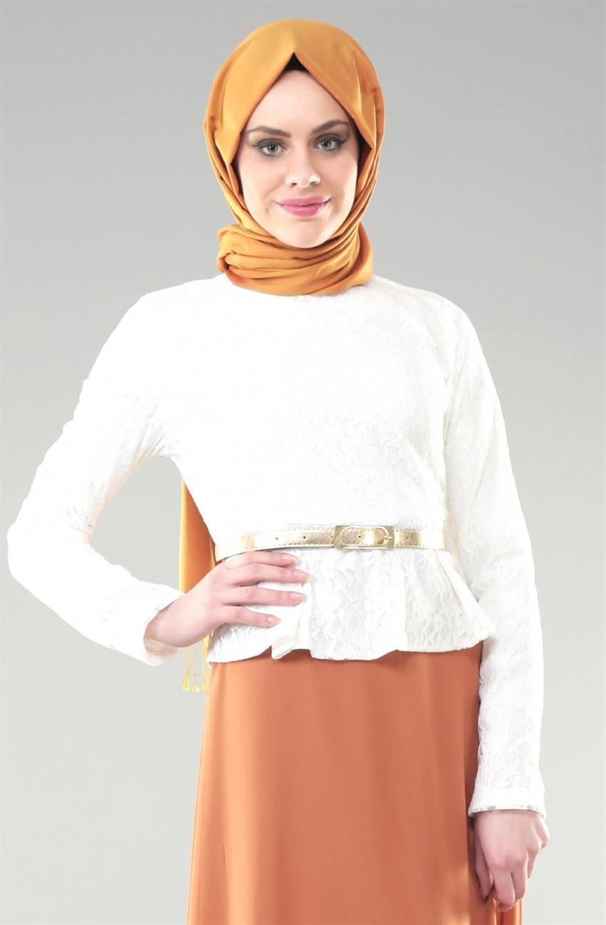 Ameerah Dress-Mustard 5922-55