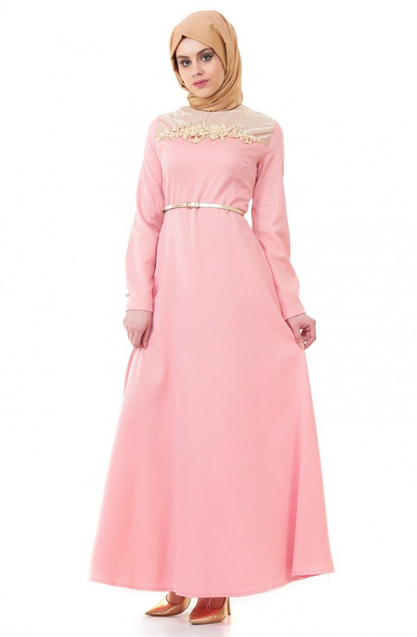 Ameerah Dress-Gül Pink 5918-108