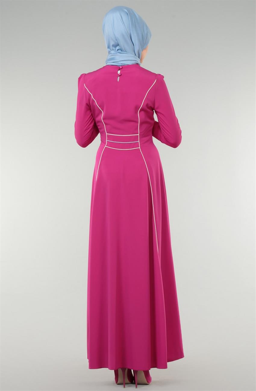 Evening Dress Dress-Fuchsia 3887-43