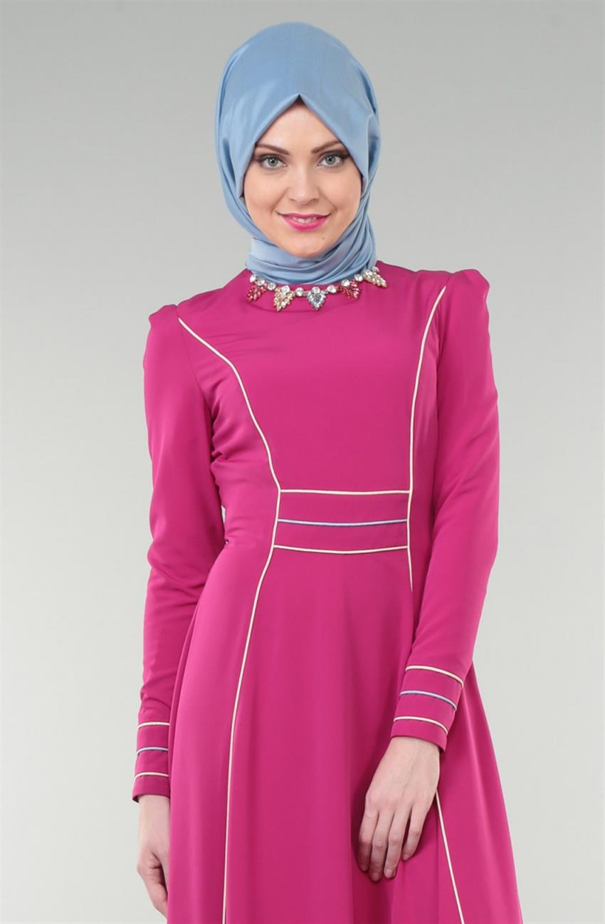 فستان سهرة فستان-فوشي ar-3887-43