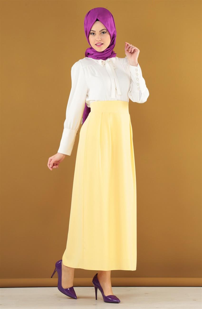 Skirt-Yellow F5240-28