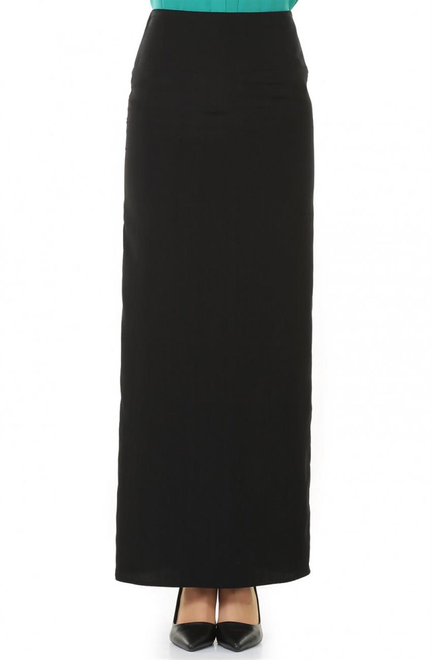 Düz Kalem Siyah Etek ZEN605-1004