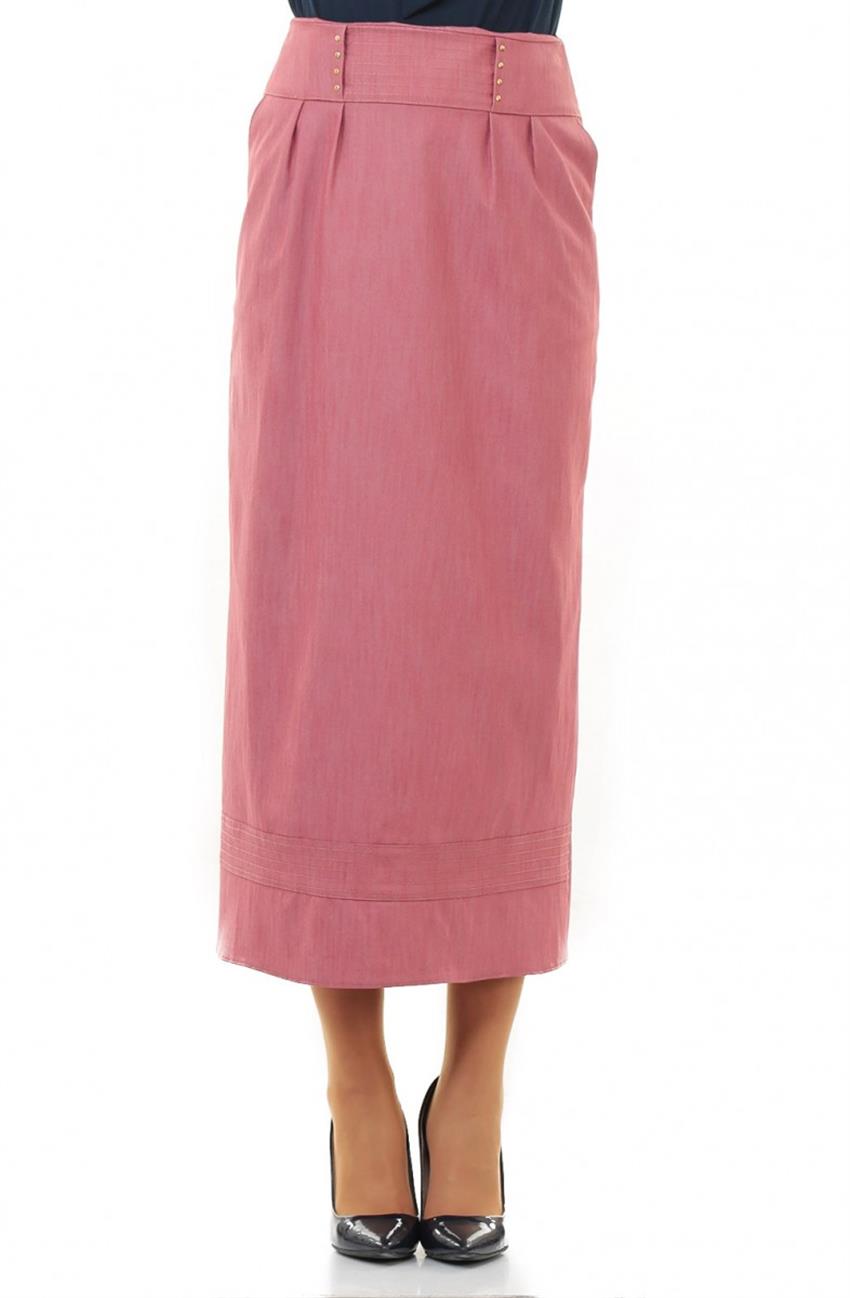 Skirt-Gül Pink 3410-108