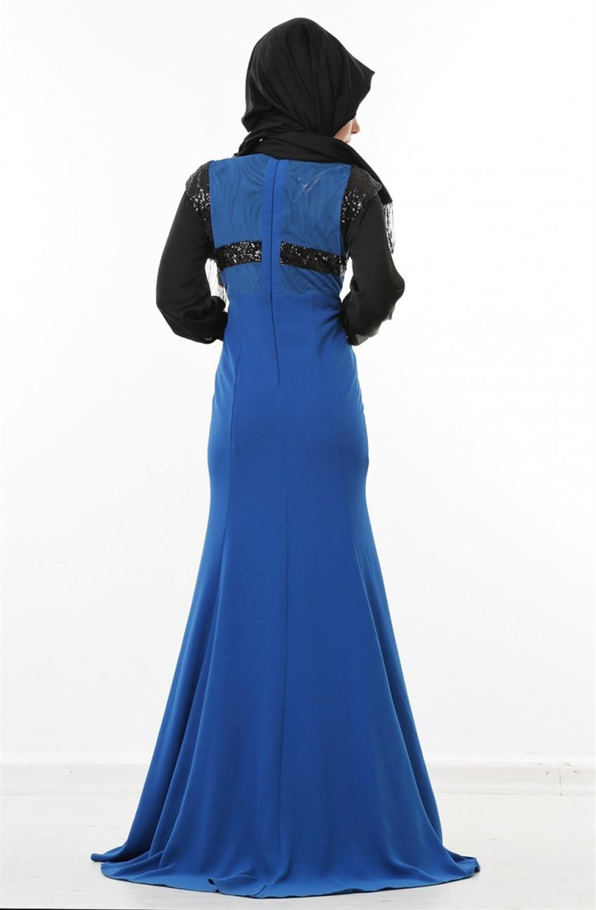 Evening Dress Dress-Sax Black 5110-4701