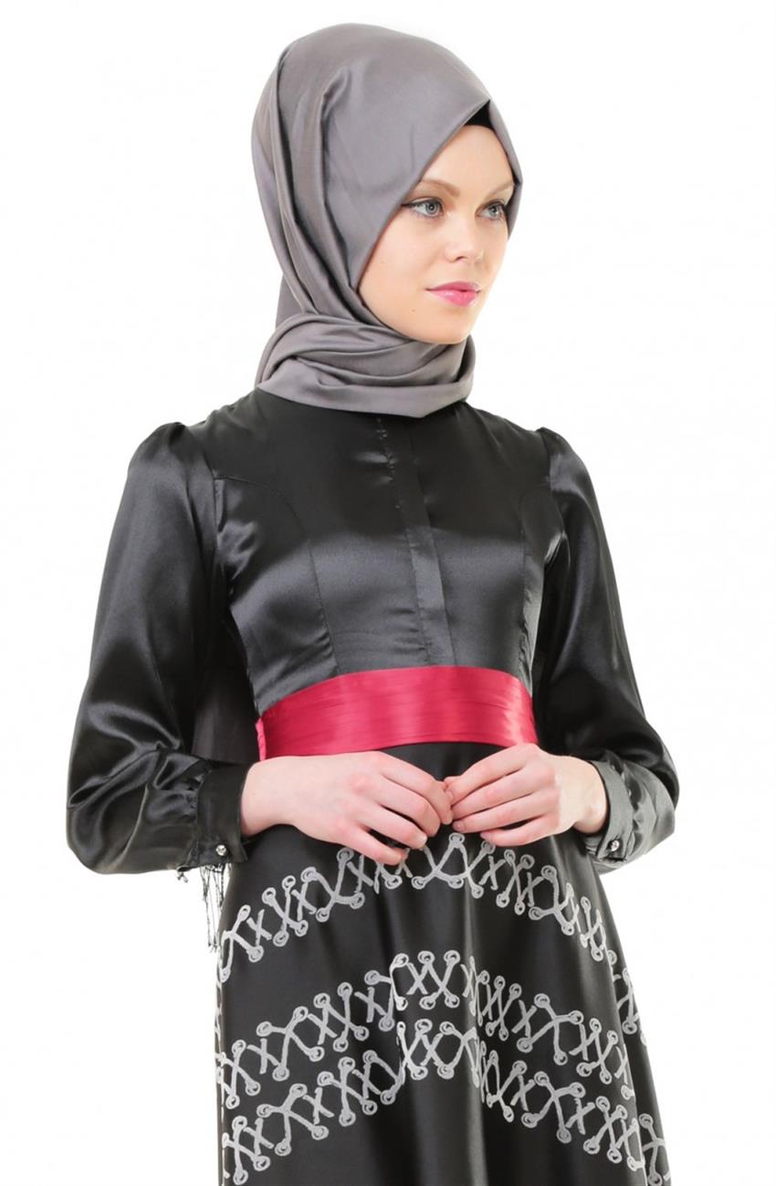 فستان-أسود ZEN131-1004