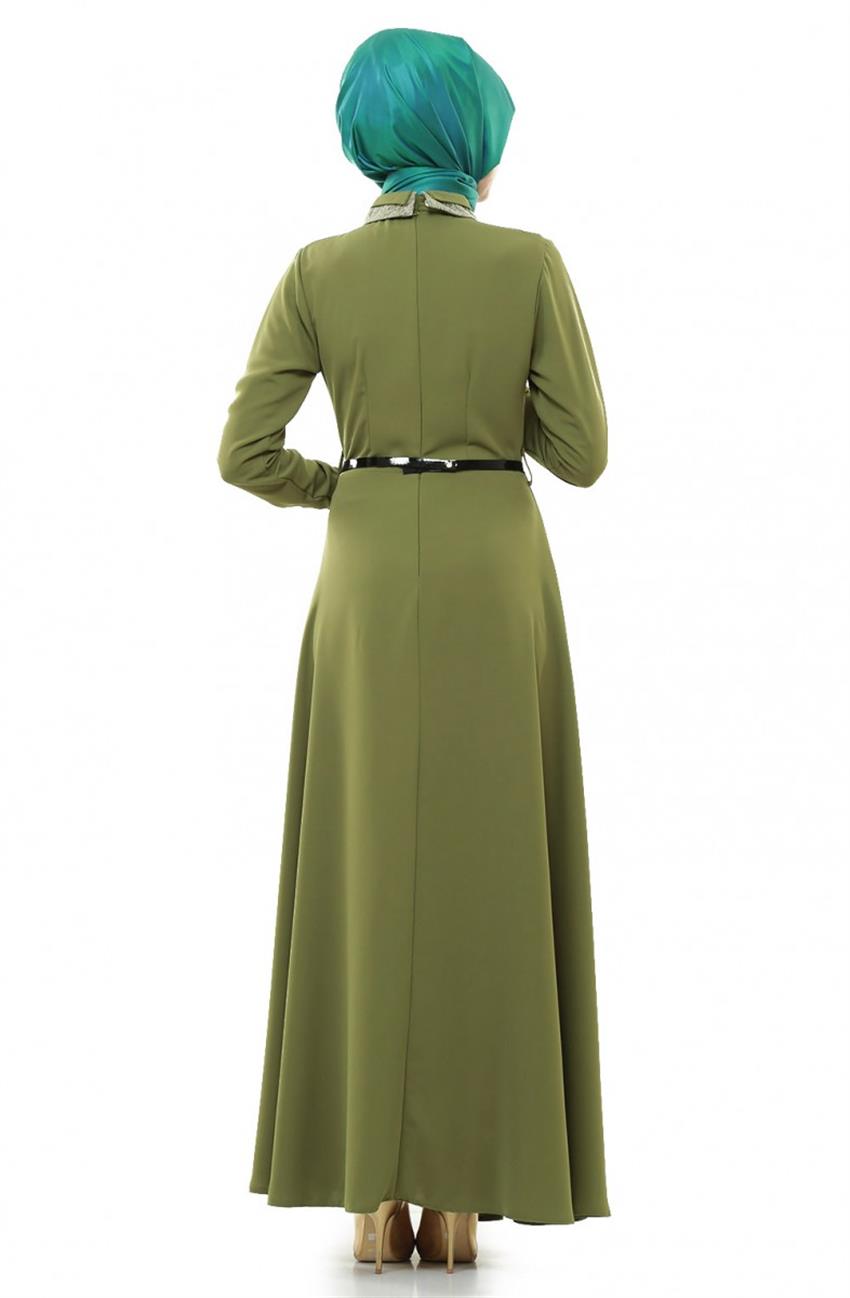 Yeşil Elbise 6410-21