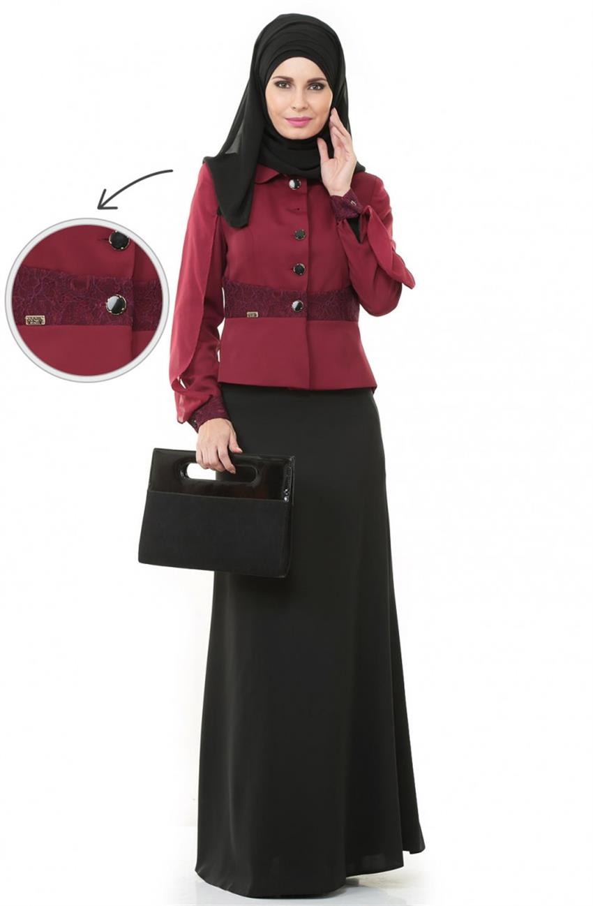 Suit-Claret Red Black DO-A3-56007-2612