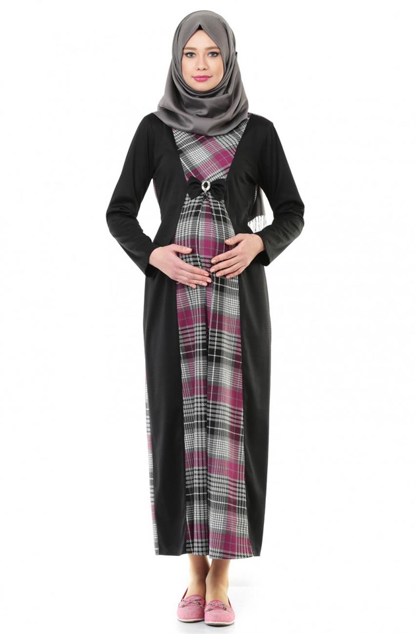 فستان-أسود أرجواني ar-1005-0189