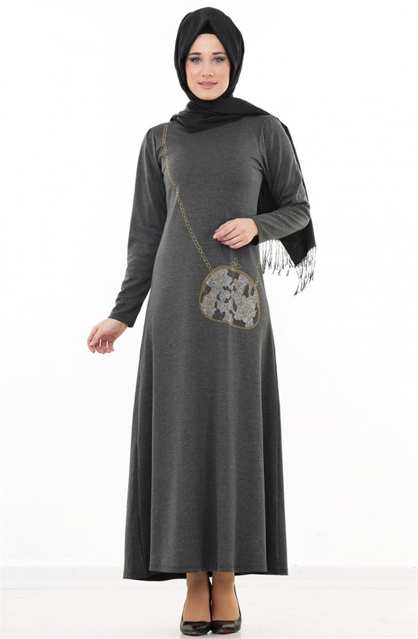Dress-Anthracite ELB011-50