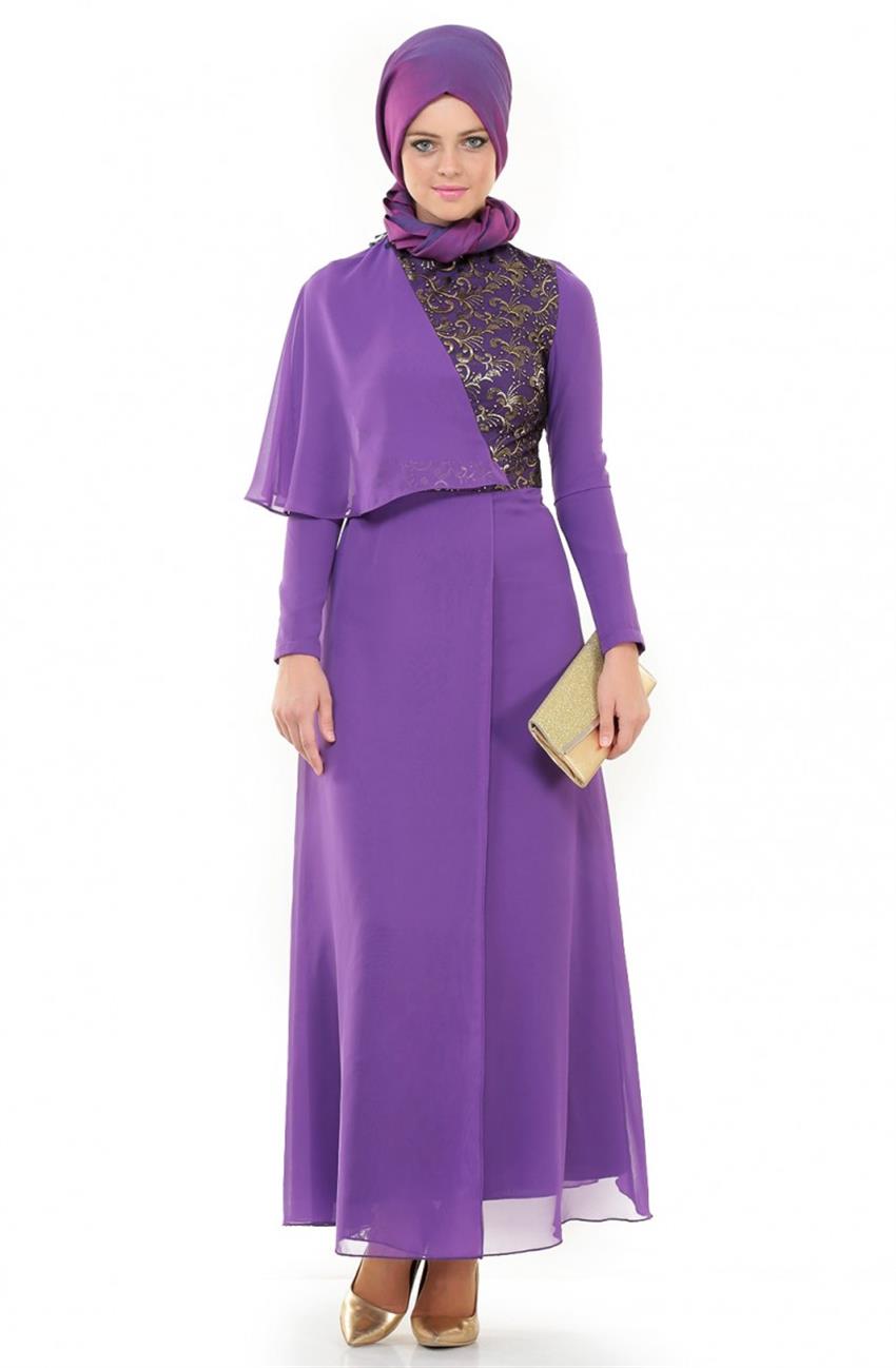 Evening Dress Dress-Purple ARM449-45