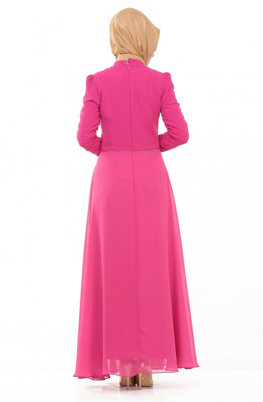 Evening Dress Dress-Fuchsia 4623-008-43