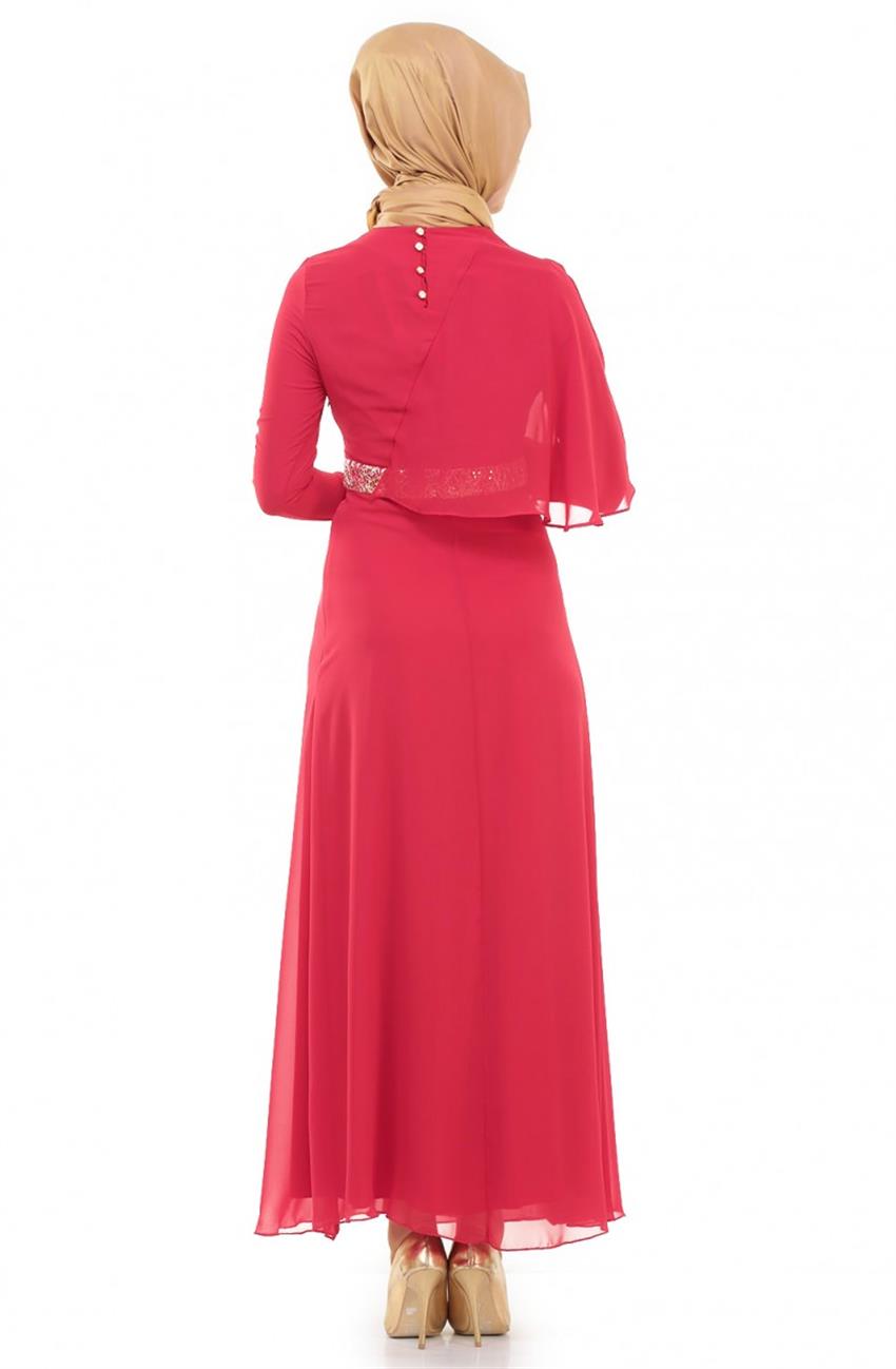 Evening Dress Dress-Red ARM449-34