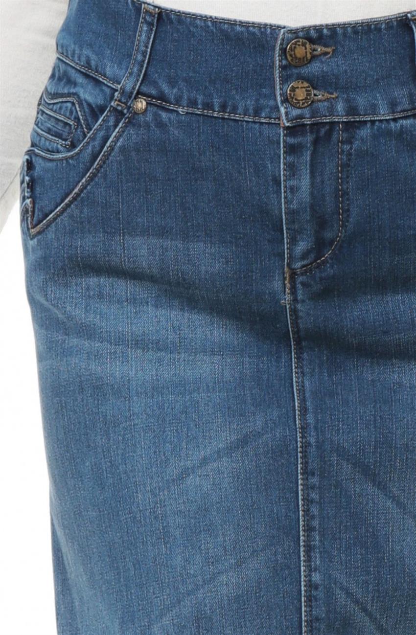 Jeans Skirt-Blue 2073-70