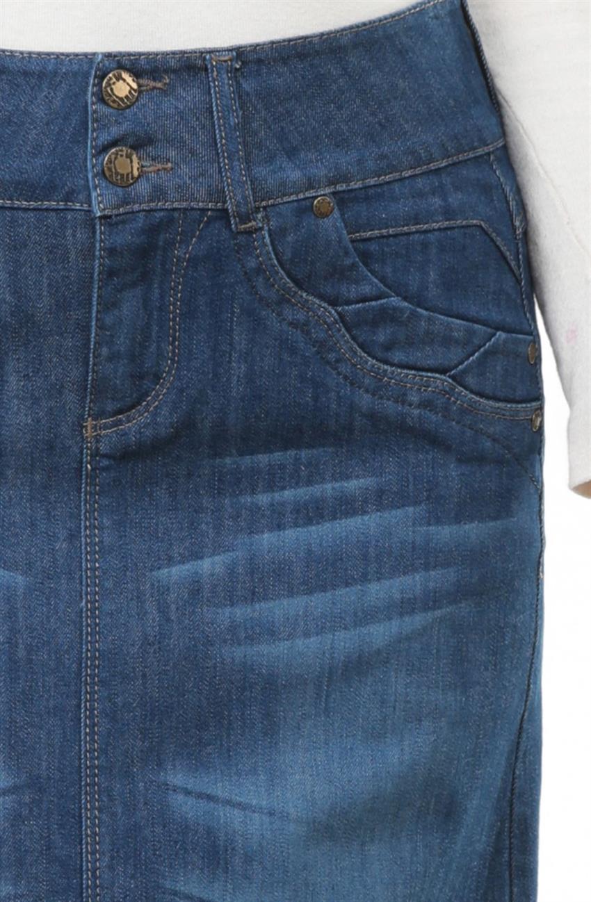جينز تنورة-أزرق ar-2074-70