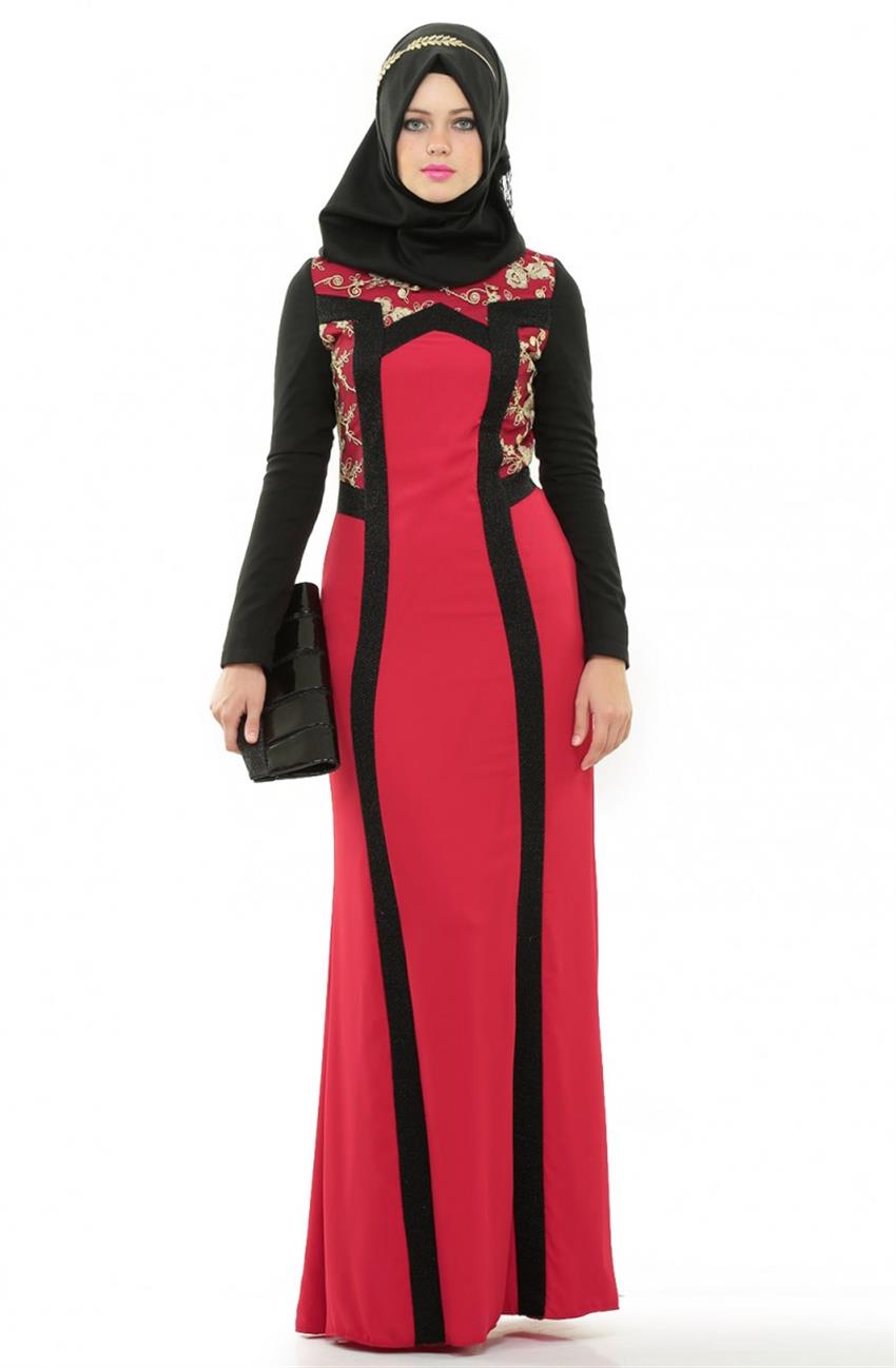 Evening Dress Dress-Red ARM460-34