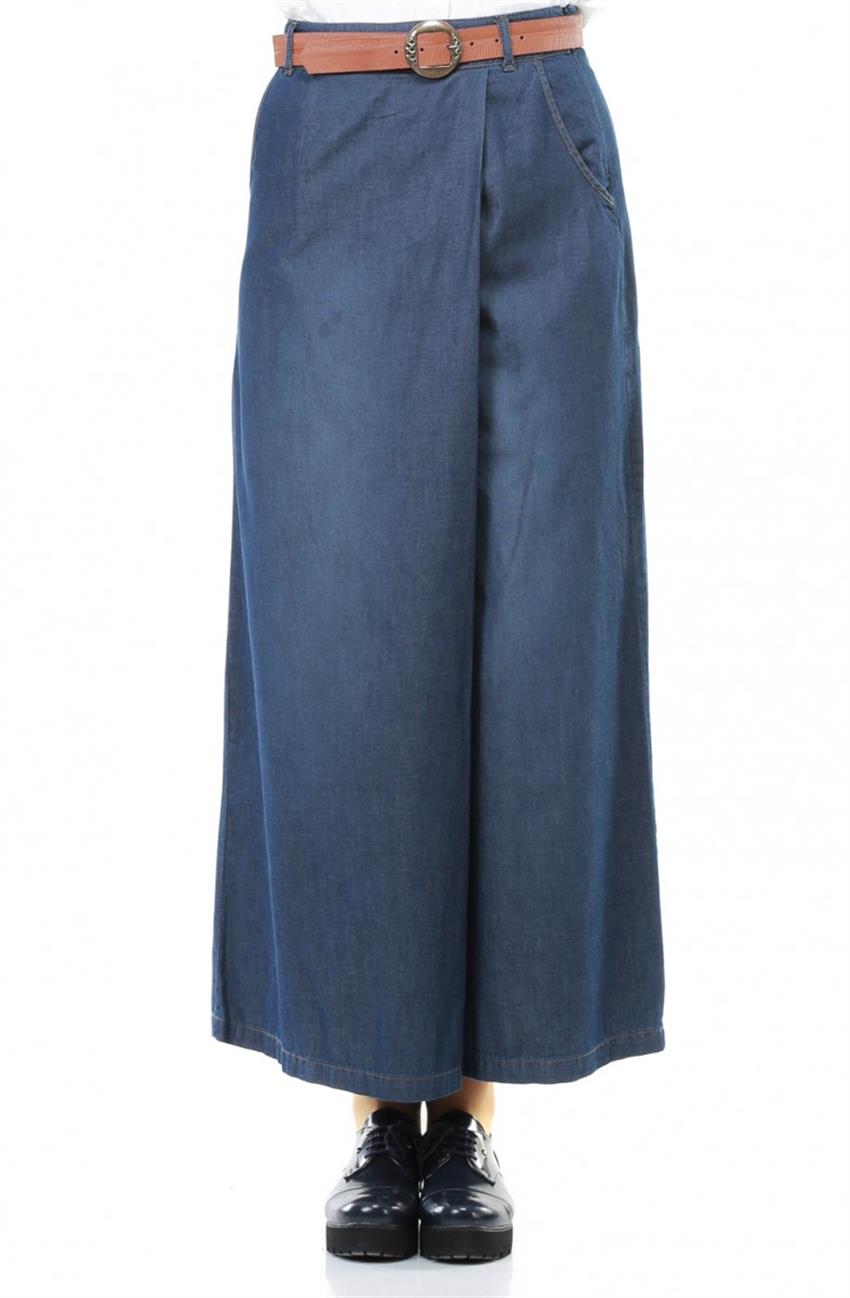 Pants Skirt-Koyu Blue 1052P-16